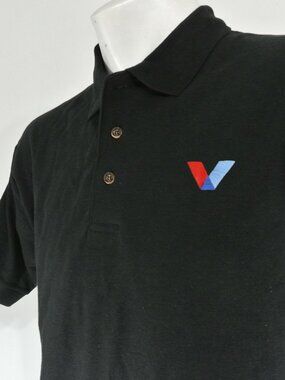 VALVOLINE Great Canadian Oil Black Polo Shirt Employee Uniform Size XL
